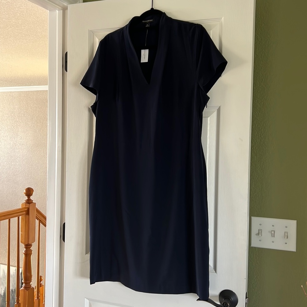Banana Republic Factory Midnight Blue Midi Dress
